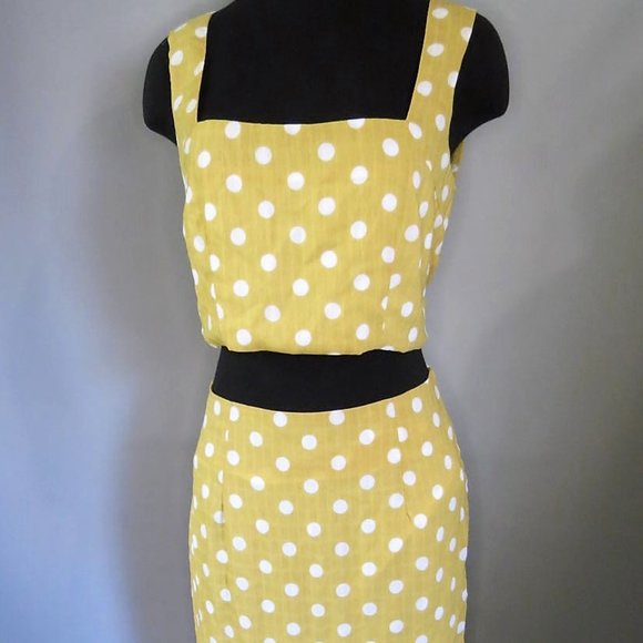 TOBY HEART GINGER - BAG GUESS CROP TOP & SELENA SKIRT - SIZE MED - NWTS - Picture 2 of 7